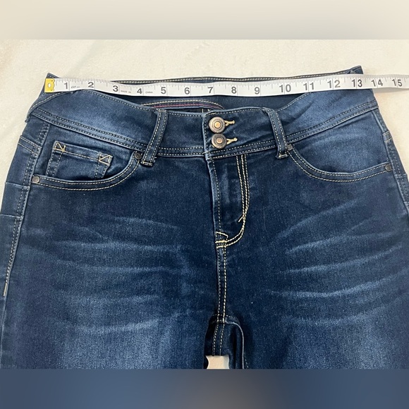 Wallflower Denim Deluxe Dark Wash Blue Women's Jeans Size 7 - Picture 6 of 16